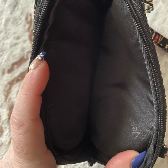 Vera‎ Bradley Floral Black Wristlet Clutch - Picture 4 of 5